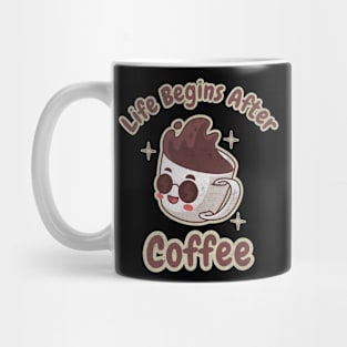 Life Begins After Coffee Coffee Mug Mug